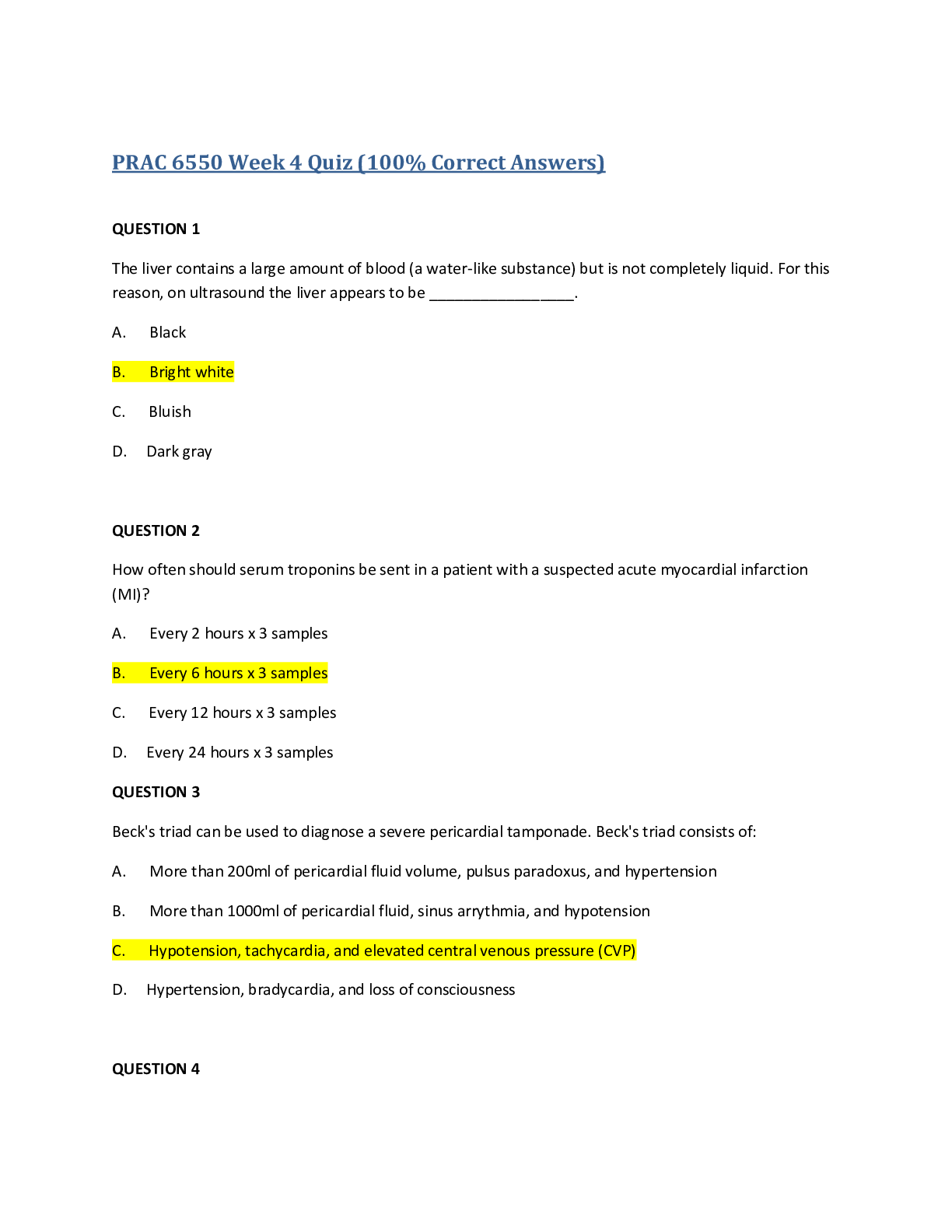 Preview of PRAC 6550 Advanced Care Of Adults In Acute Settings II Practicum